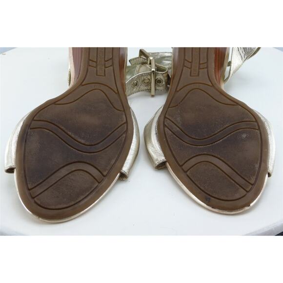 Bandolino Sz 8 M Beige Gladiator Leather‎ Women Sandals Justice - Picture 7 of 8